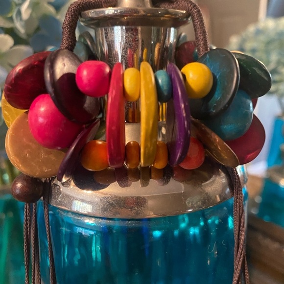 Authentic St. Lucia Multi Colored Beaded African Necklace and Matching Bracelet. - Picture 7 of 11
